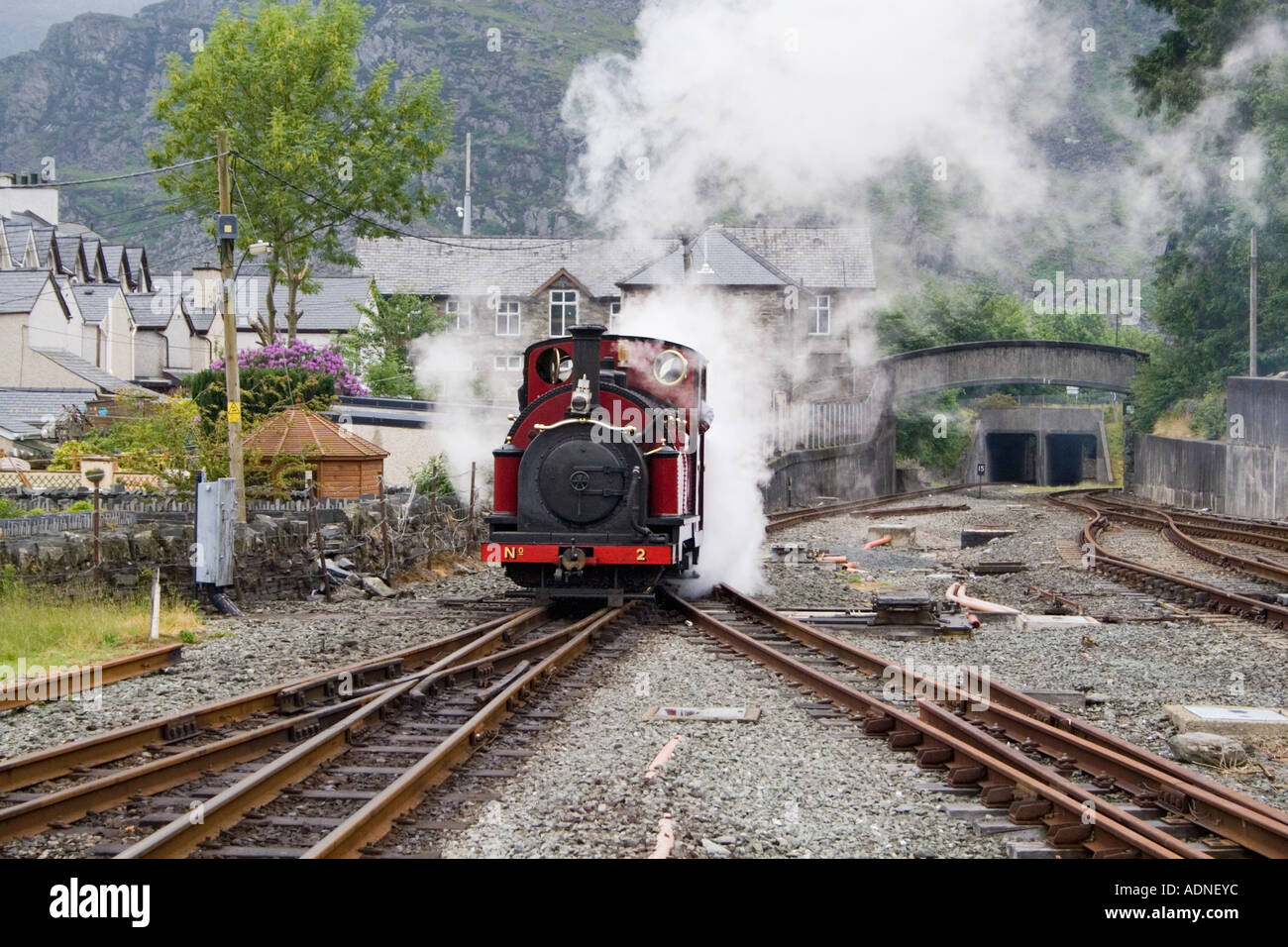 Prince à Blaenau Ffestiniog moteur Gwynedd au Pays de Galles Banque D'Images