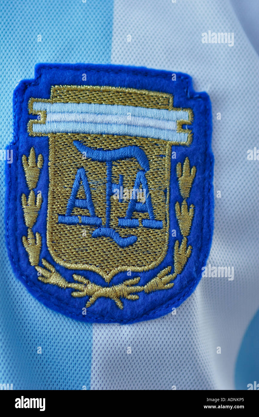 Les armoiries de l'association de football d'Argentine Banque D'Images