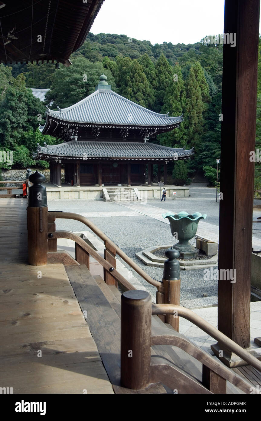 Asie Japon Kyoto Temple Chionin Banque D'Images