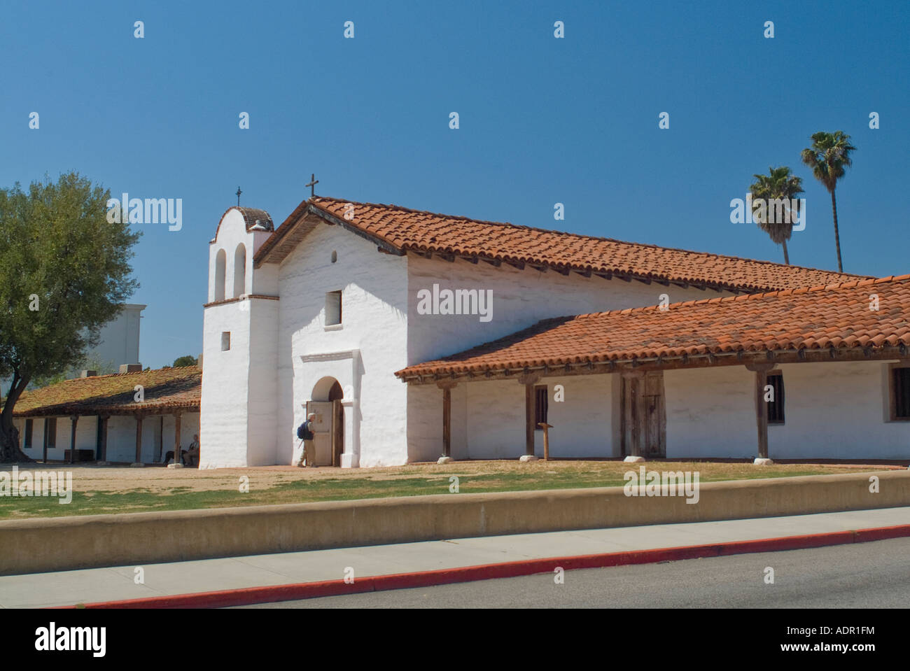 Site de Presidio royale espagnole de Santa Barabara Californie Banque D'Images
