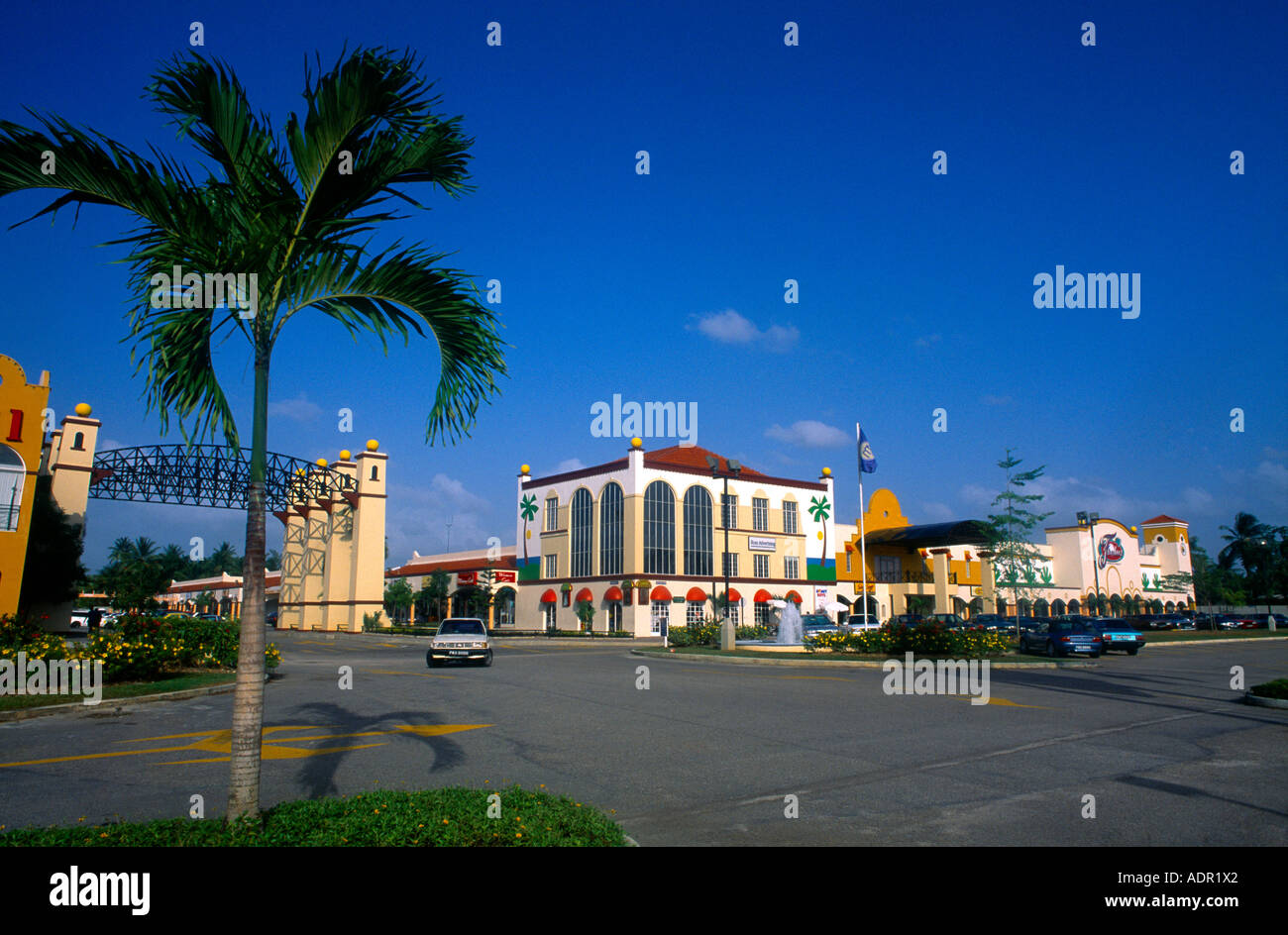 Port d'Espagne Trinité Supermarché Banque D'Images