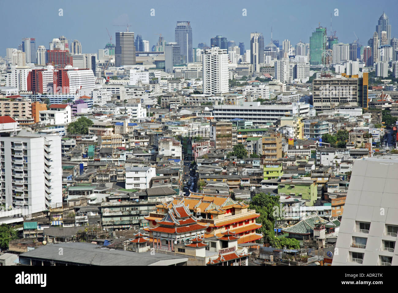 Regardez de l'Grand China Princess Hotel à Chinatown, le quartier indien, la Place Siam, Thaïlande, Bangkok, Ratchathewi Banque D'Images