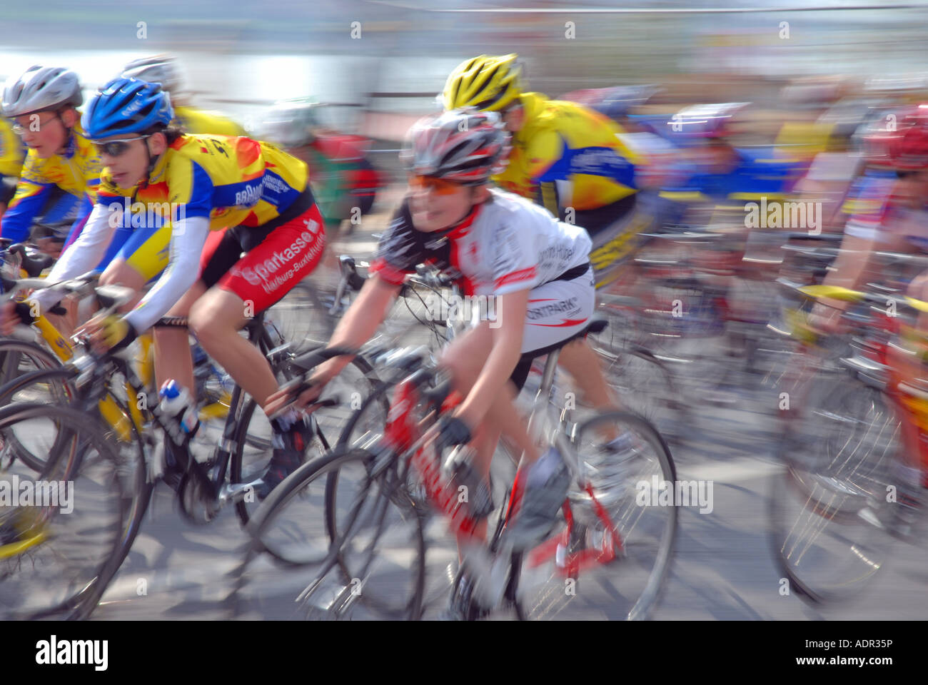 Randonnée course autour de Cologne, en Allemagne, en Rhénanie du Nord-Westphalie, Koeln Banque D'Images