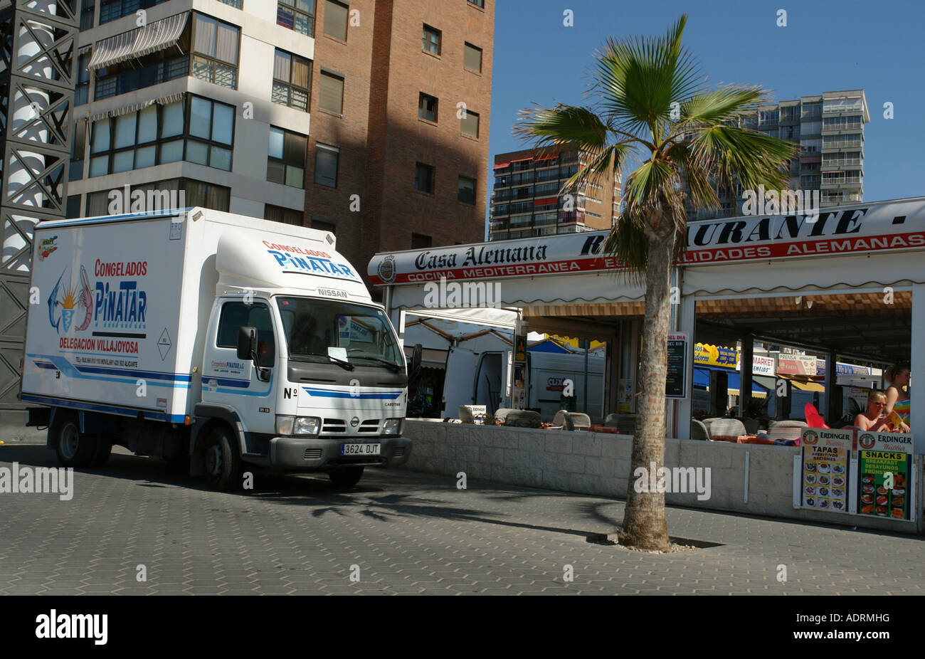 Benidorm Costa Blanca Espagne 2007 de l'UE Banque D'Images