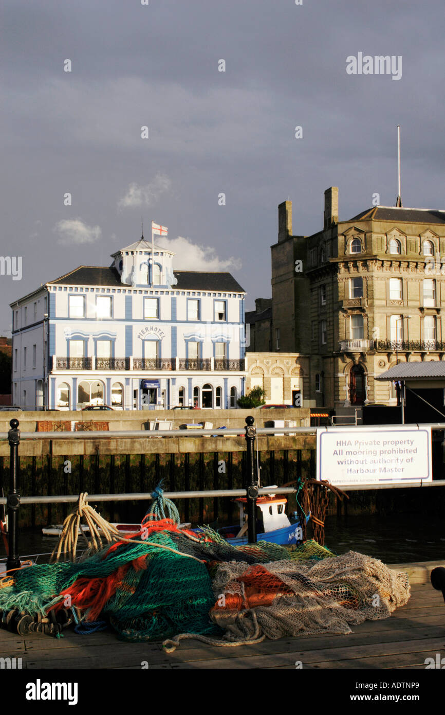 L'hôtel Pier, Harwich, Essex, Angleterre, Royaume-Uni. Banque D'Images