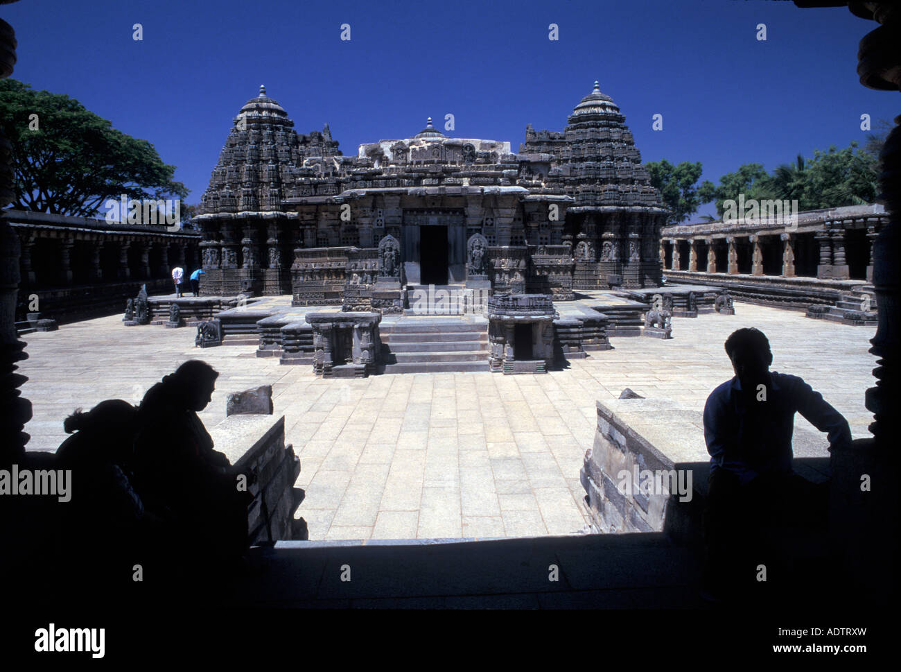 L'INDE Tamil Nadu temple hindou à Kanchipuram Banque D'Images