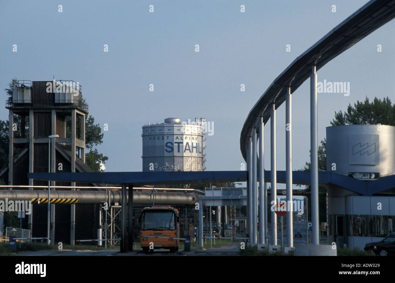 'Industrie sidérurgique Voest Alpine Stahl' Banque D'Images