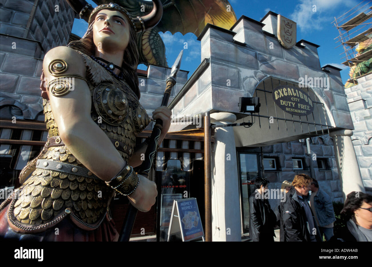 Shopping City Ville 'Excalibur' Banque D'Images