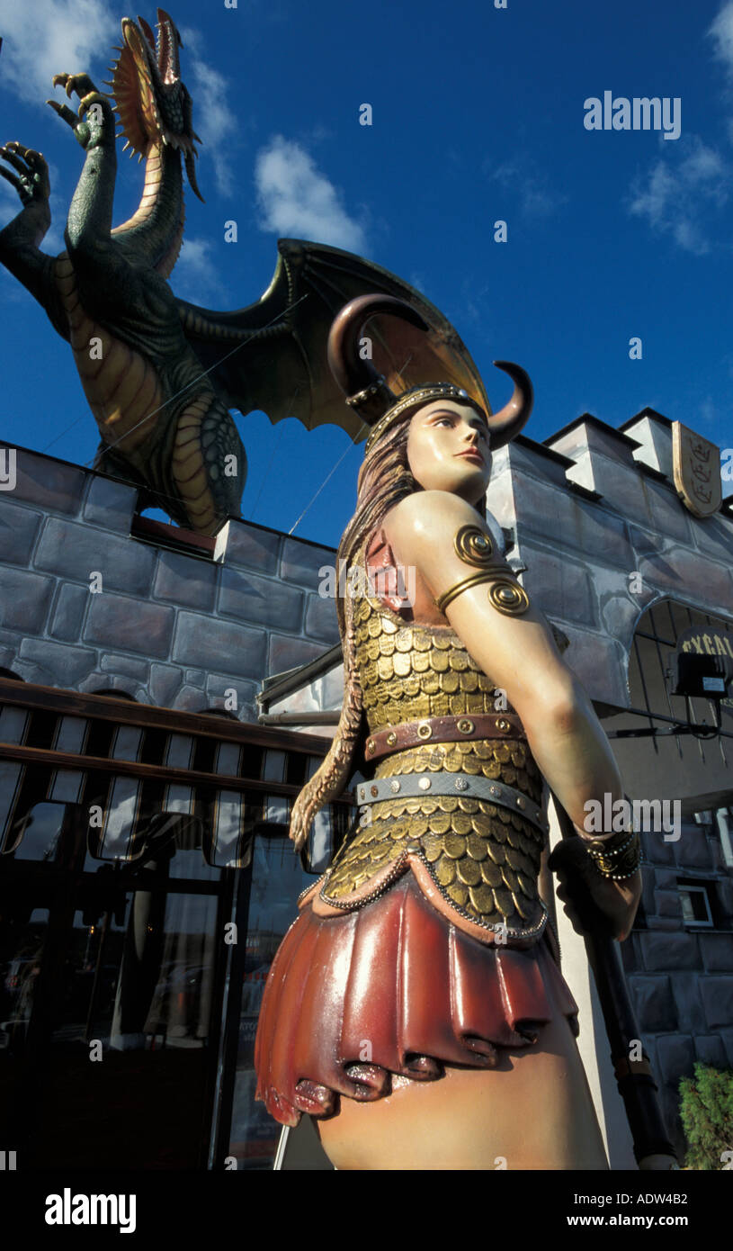 Shopping City Ville 'Excalibur' Banque D'Images