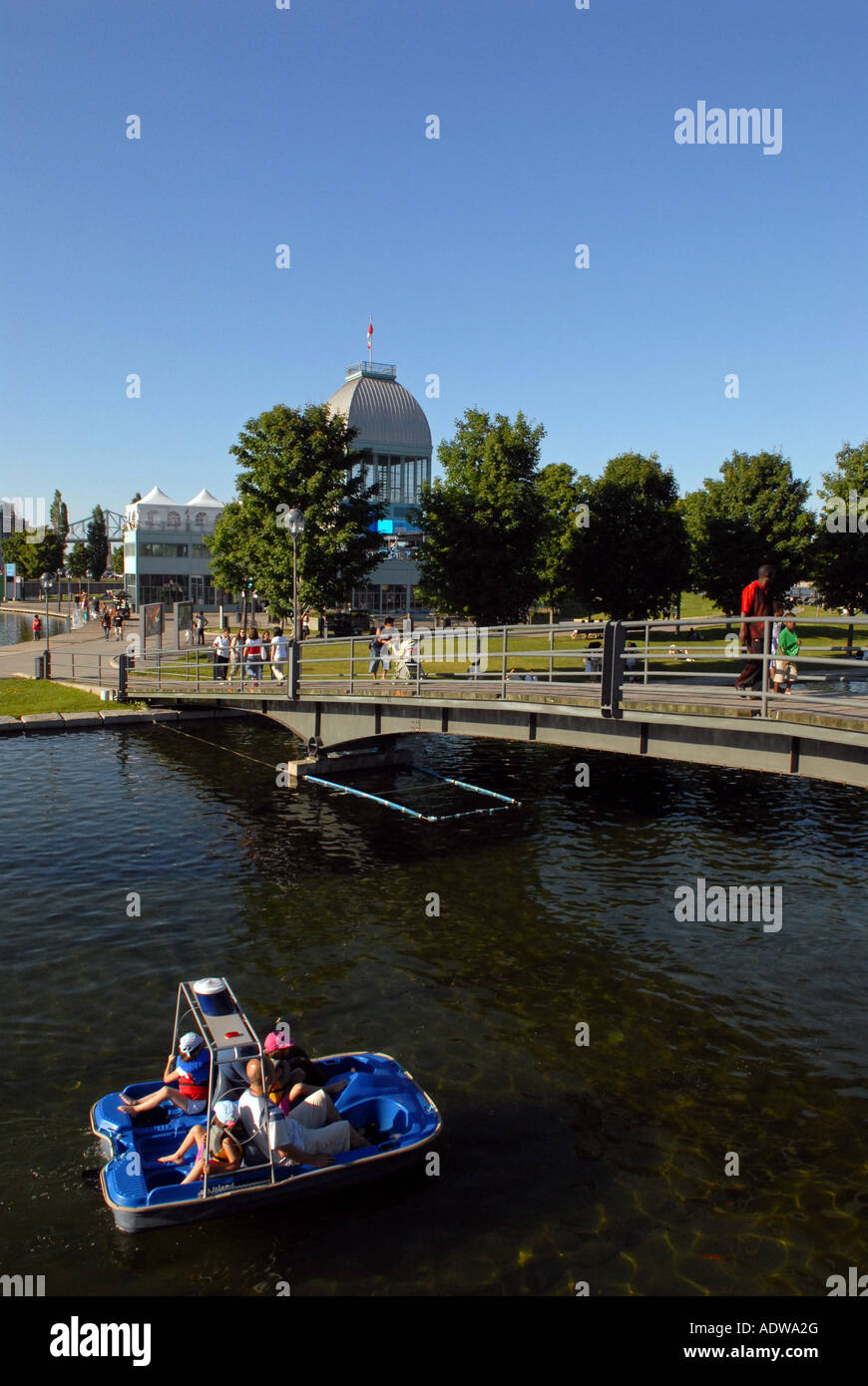 Bassin Bonsecours Vieux Port de Montréal Québec Canada Banque D'Images