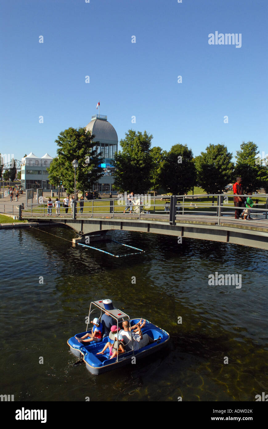 Bassin Bonsecours Vieux Port de Montréal Québec Canada Banque D'Images