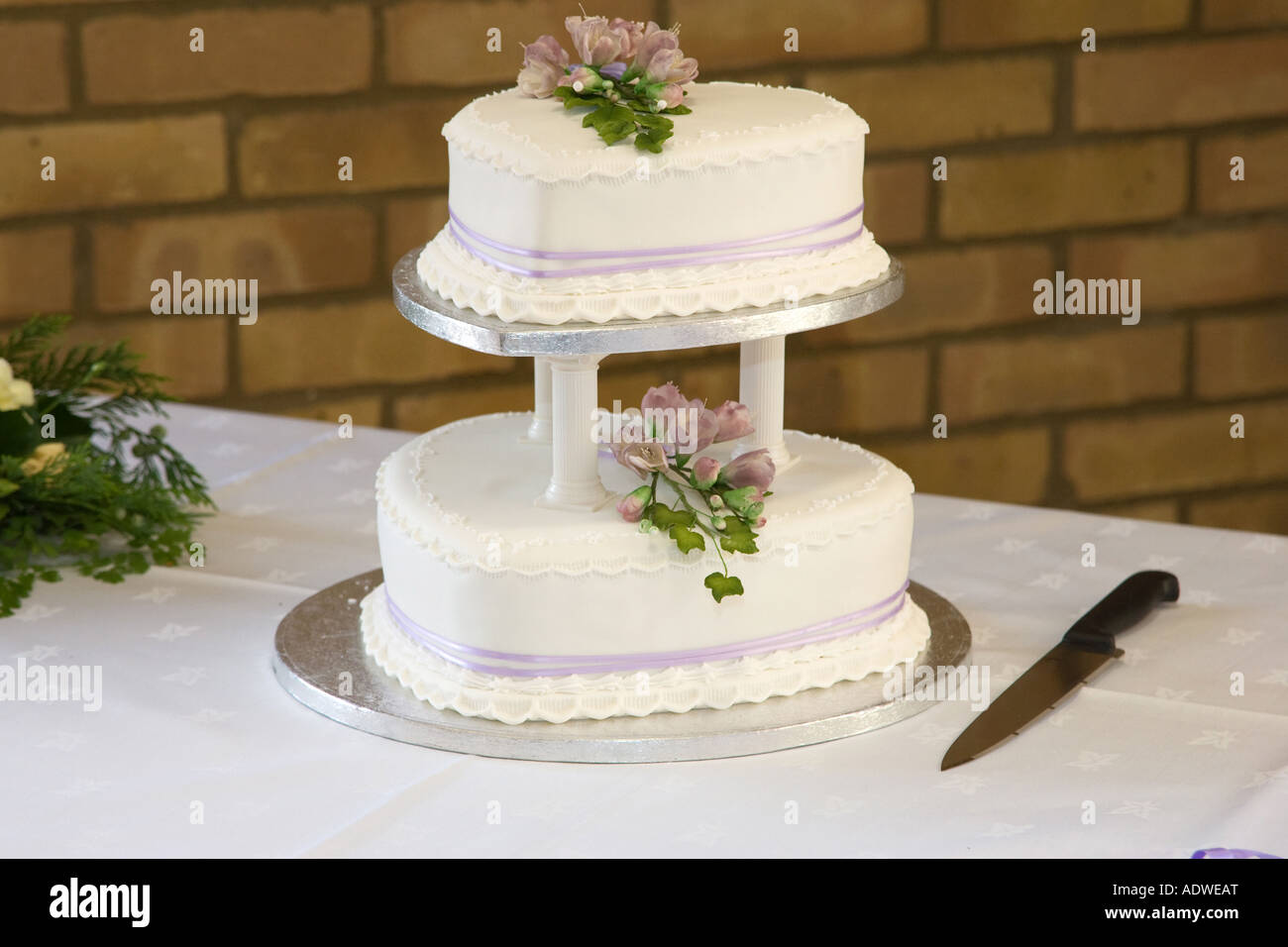 gâteau de mariage Banque D'Images