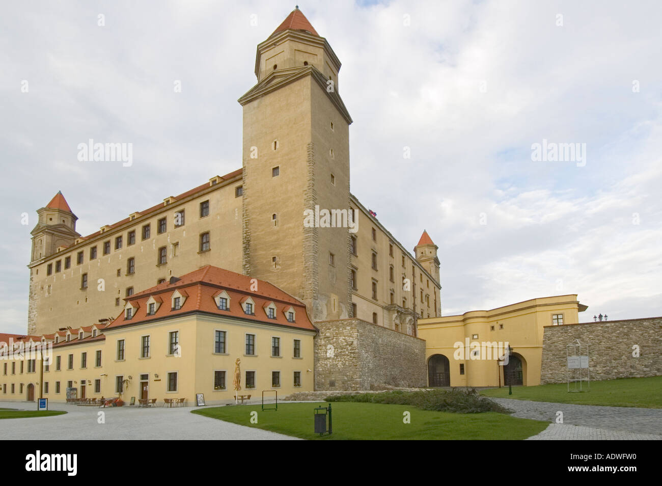 Le château de Bratislava, République slovaque Banque D'Images
