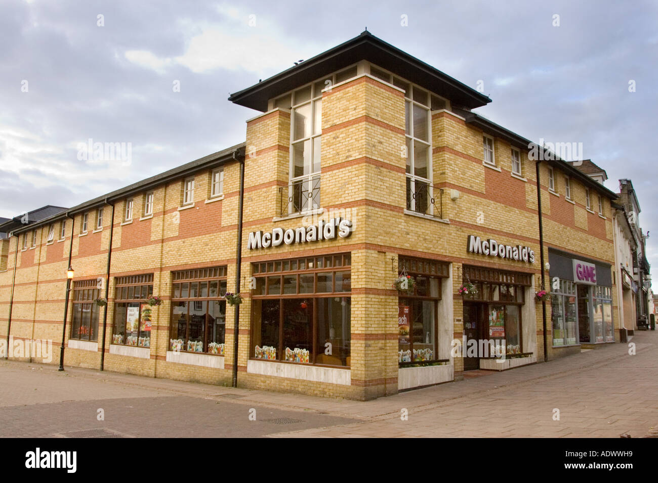 Restaurant McDonald's en France Banque D'Images