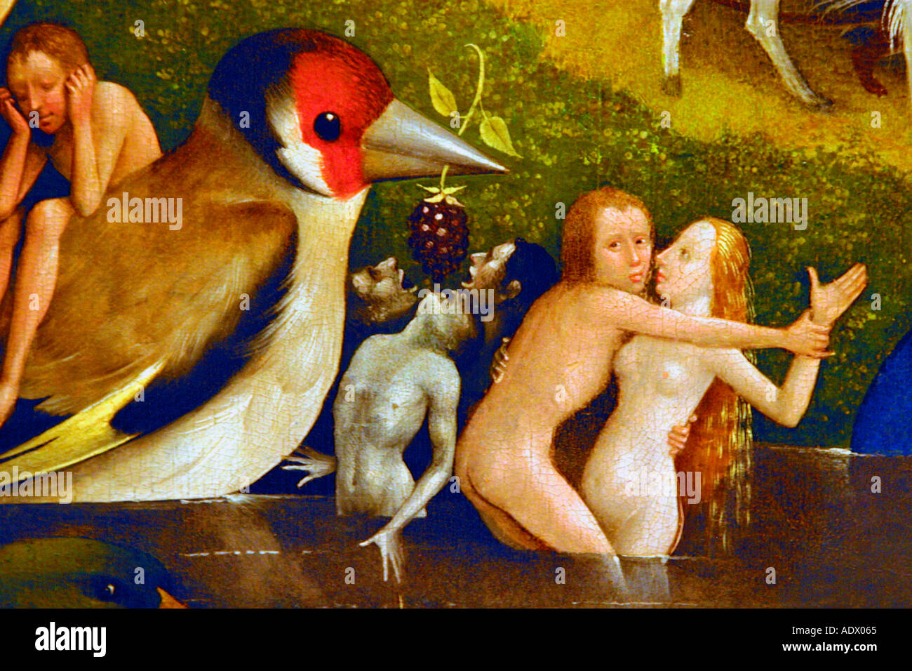 Jardin des délices terrestres, Hieronymus Bosch, Musée du Prado, Museo Nacional del Prado, Madrid, Espagne, Europe Banque D'Images