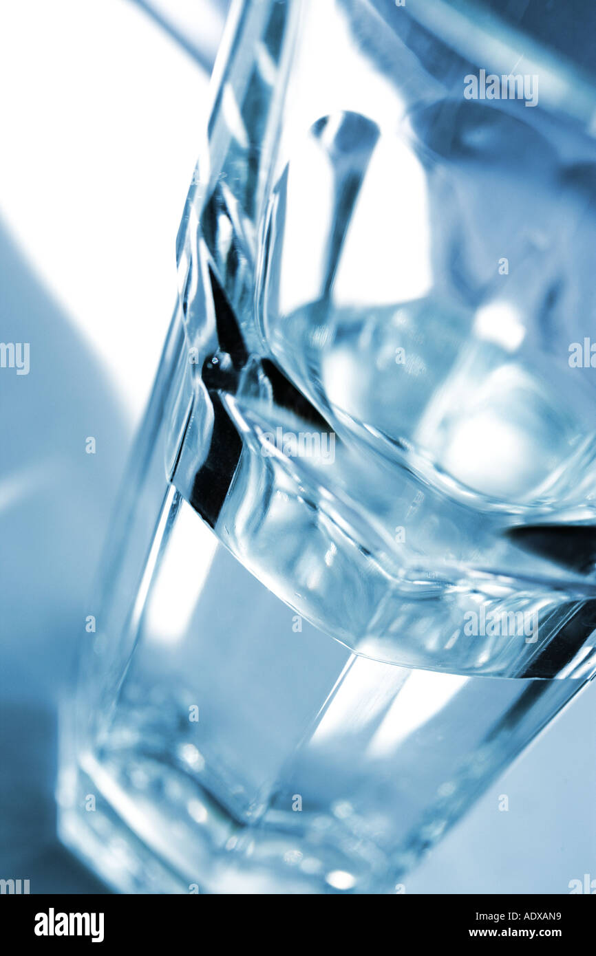 Verre d’eau Banque D'Images