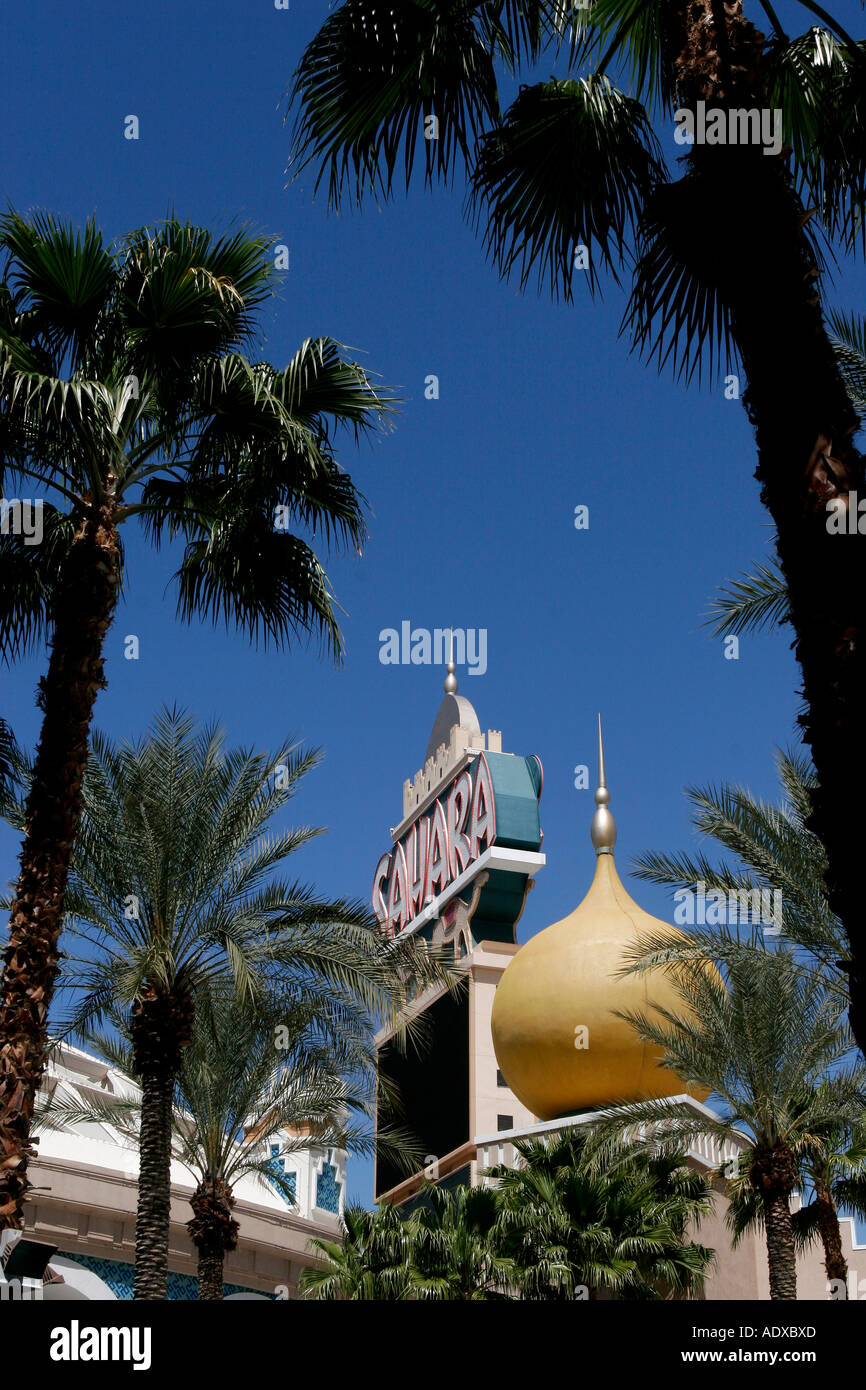 Las Vegas Strip Casino casinos Sahara Banque D'Images