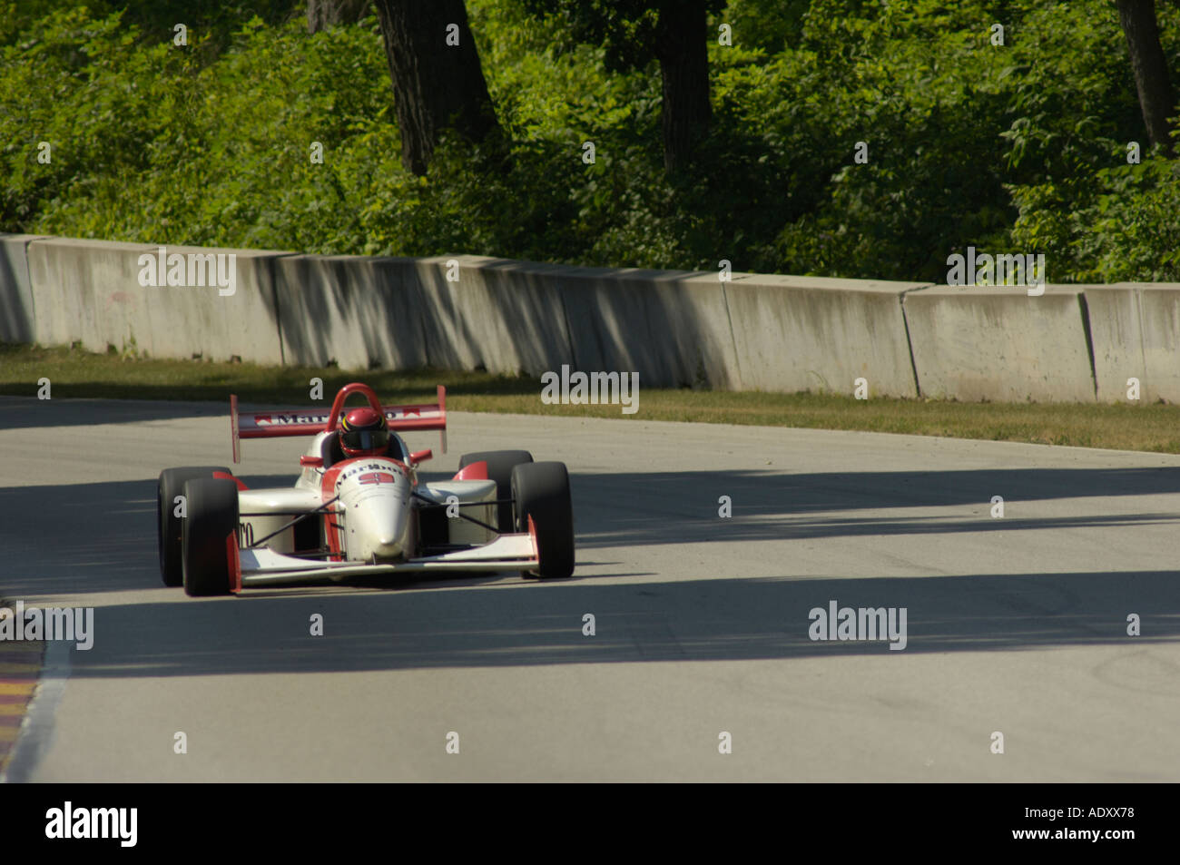 Steve Maison courses sa 1997 Lola Indy Lights voiture à la Brian Redman Défi international à Road America 2005 Banque D'Images