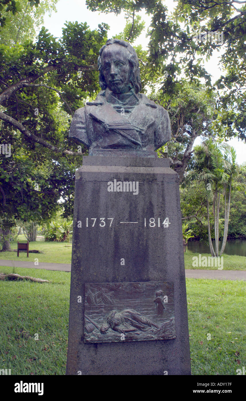 Bernardin de Saint Pierre statue Banque D'Images