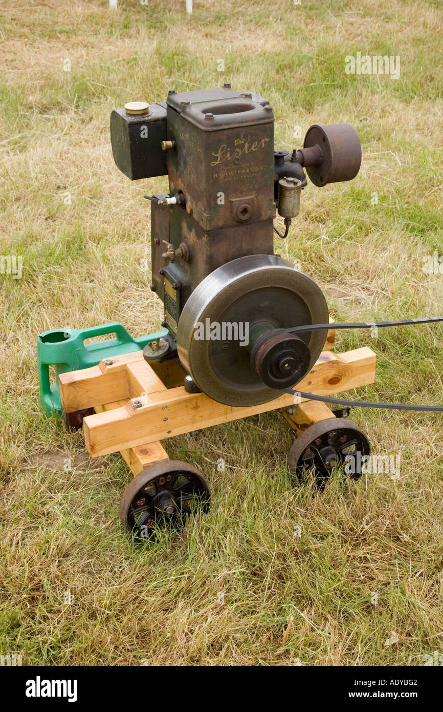 Le moteur à l'arrêt Lister Rougham juste en Juin 2006 Banque D'Images