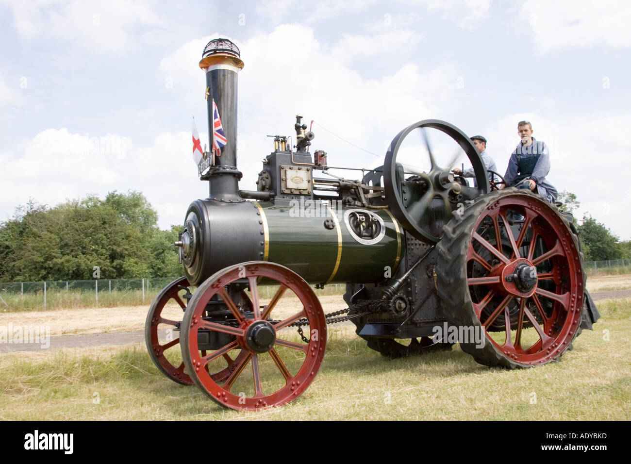 Ruston & Hornsby à traction à vapeur dans le Suffolk Rougham juste en juin 2006, construit autour de 1920 Banque D'Images