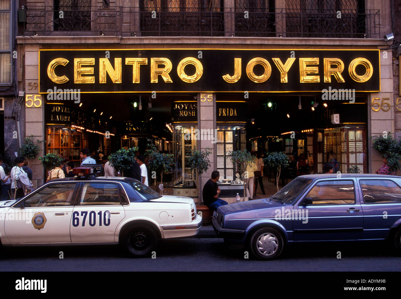 Centro joyeria bijoux, magasin, vitrine, façade, calle Francisco I Madero, Mexico, district fédéral, Mexique Banque D'Images