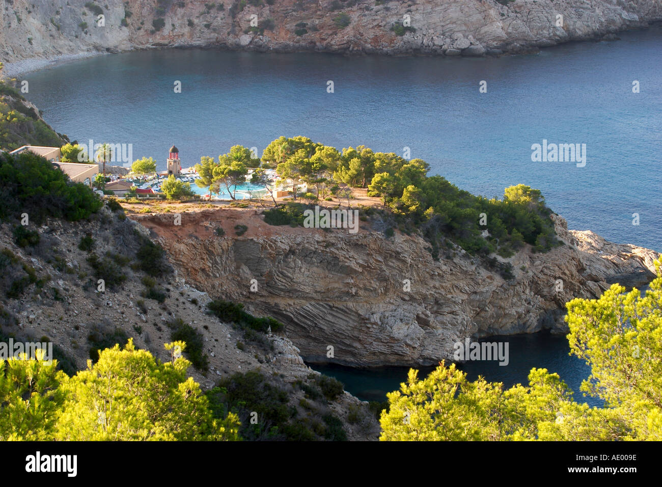 Punta Grossa près de San Vicente sur Ibiza Banque D'Images