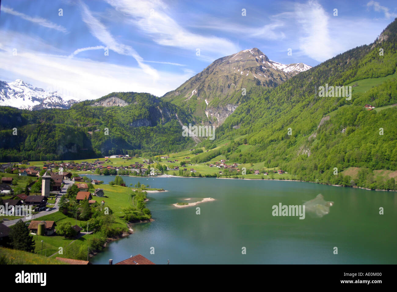 Alpine Village Suisse Banque D'Images