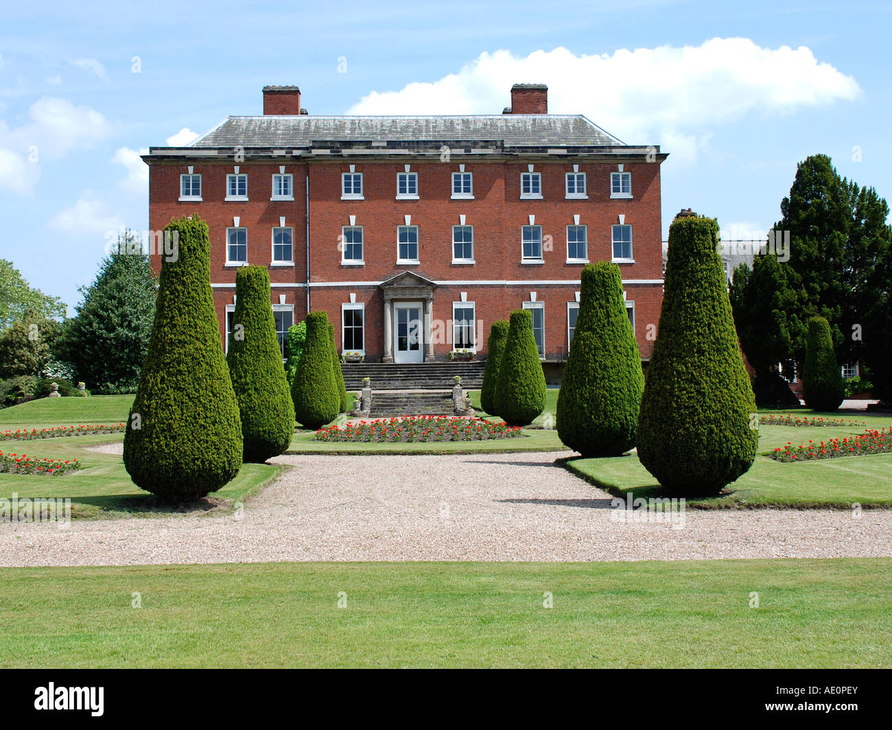 Catton Hall stately home, Sud Derbyshire Banque D'Images