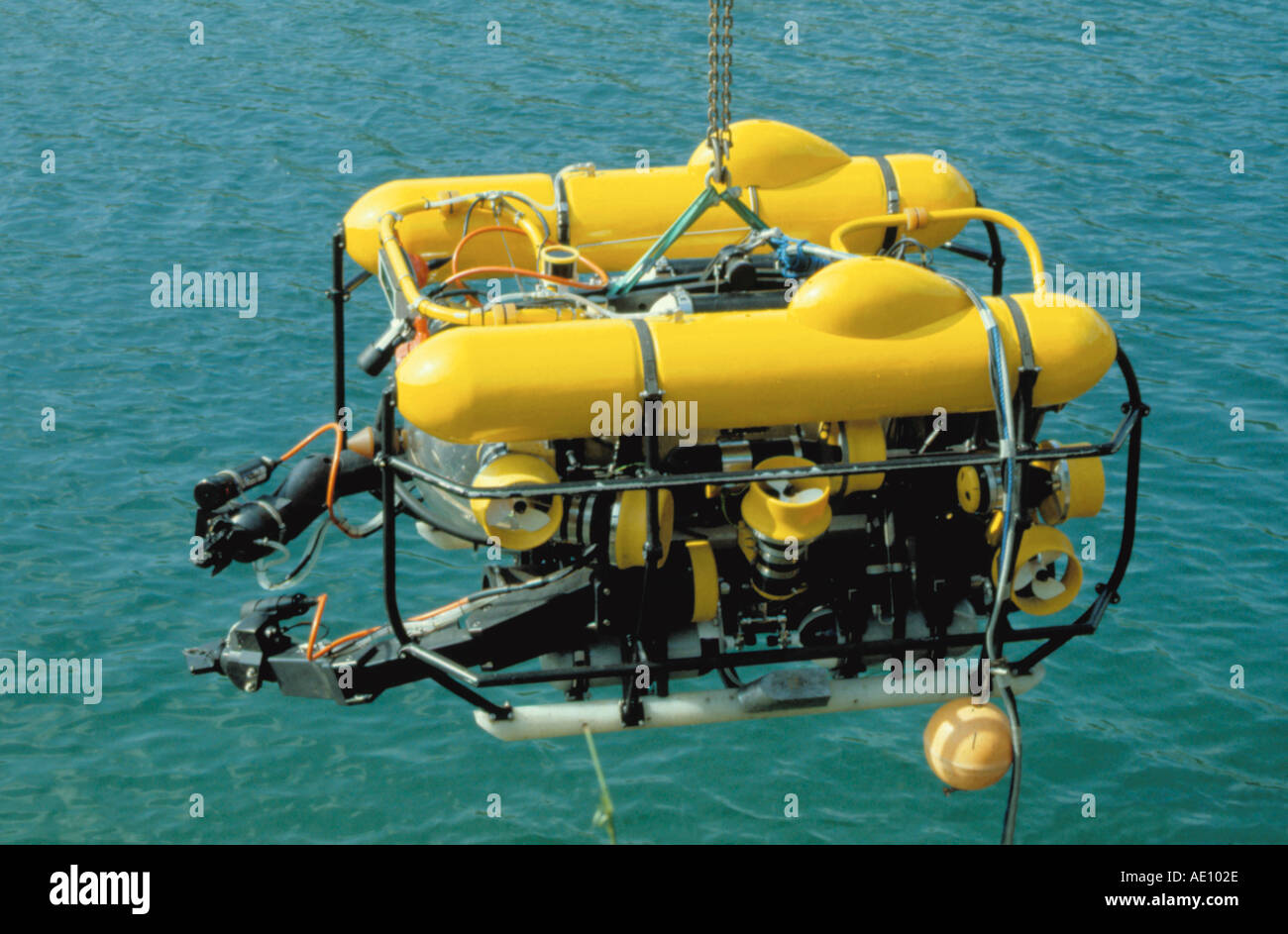 'Mantis' un homme sous-marin (similaire à celui utilisé dans les films de James Bond). Banque D'Images