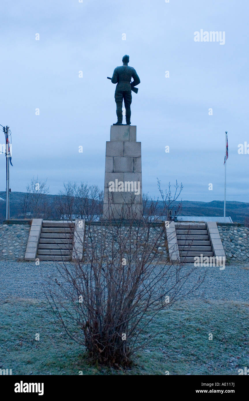 Mémorial de l'Armée Rouge, Kirkenes, Norvège Banque D'Images