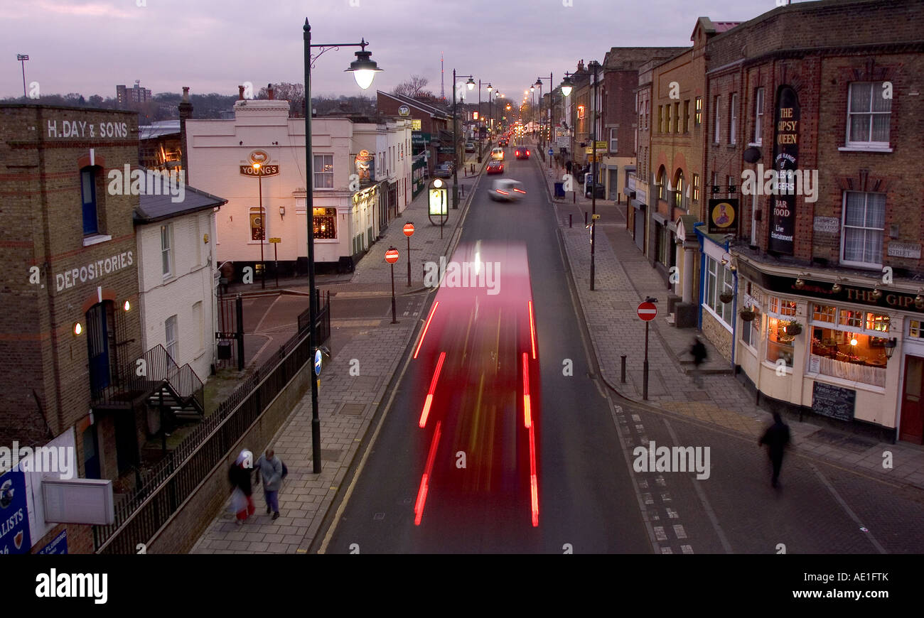 Sud-est de London bus SE27 Banque D'Images