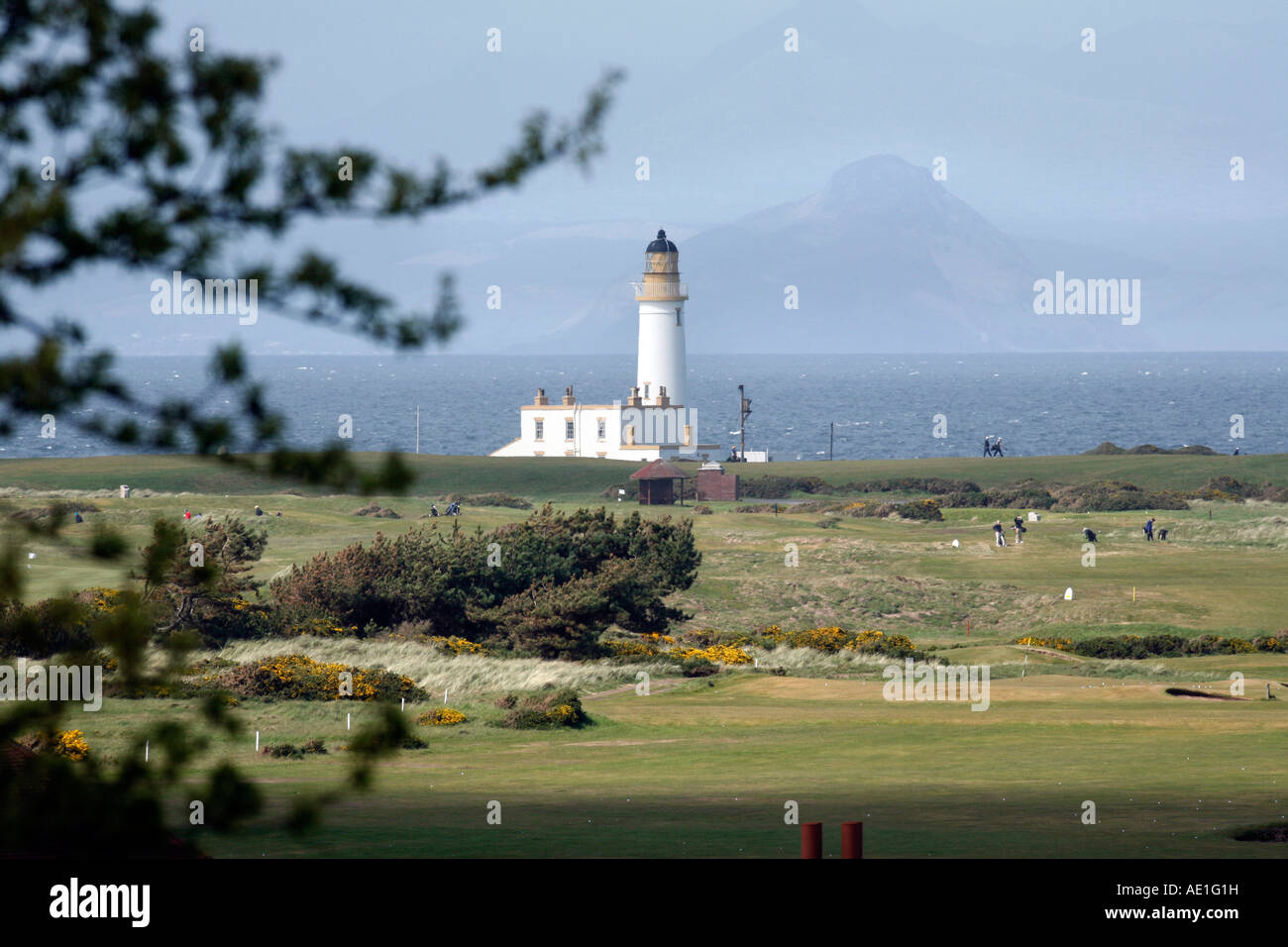 Turnburry grossier golf côte ouest de l'Ecosse Banque D'Images