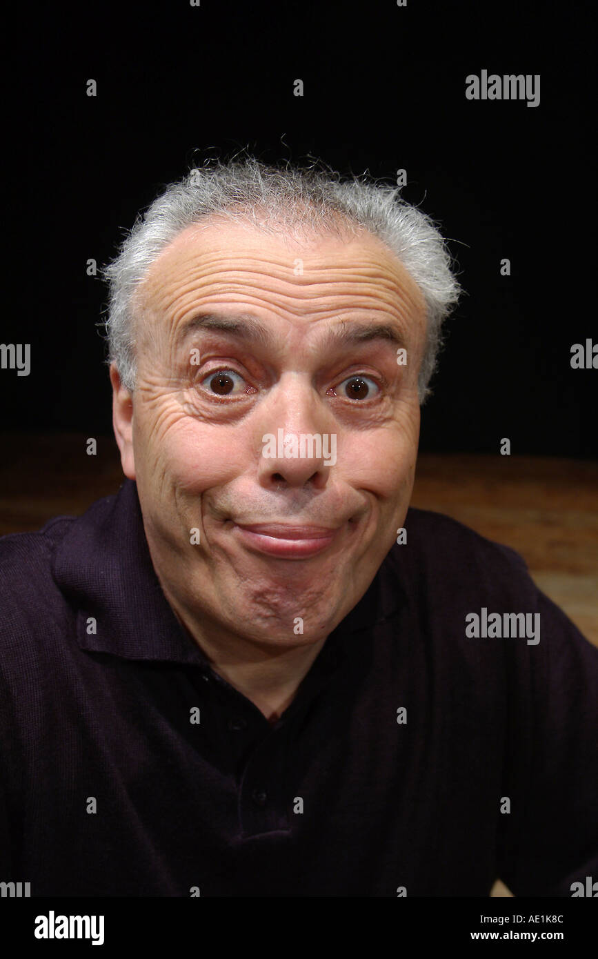 L'Italien Mario Pirovano acteur dans le rôle de Johan Paddan par le dramaturge Dario Fo Banque D'Images