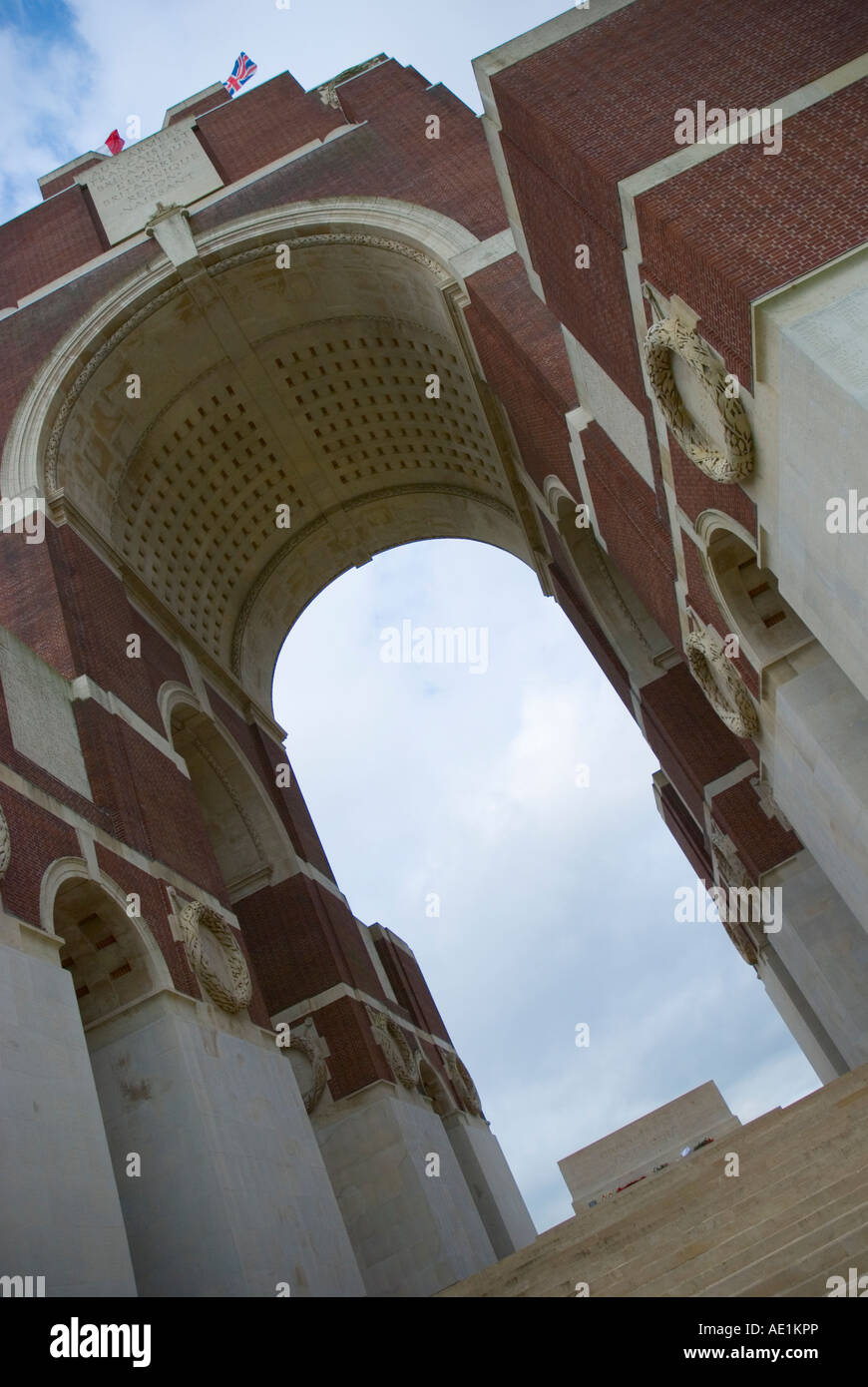 Thiepval, le mémorial aux disparus de la Somme Banque D'Images