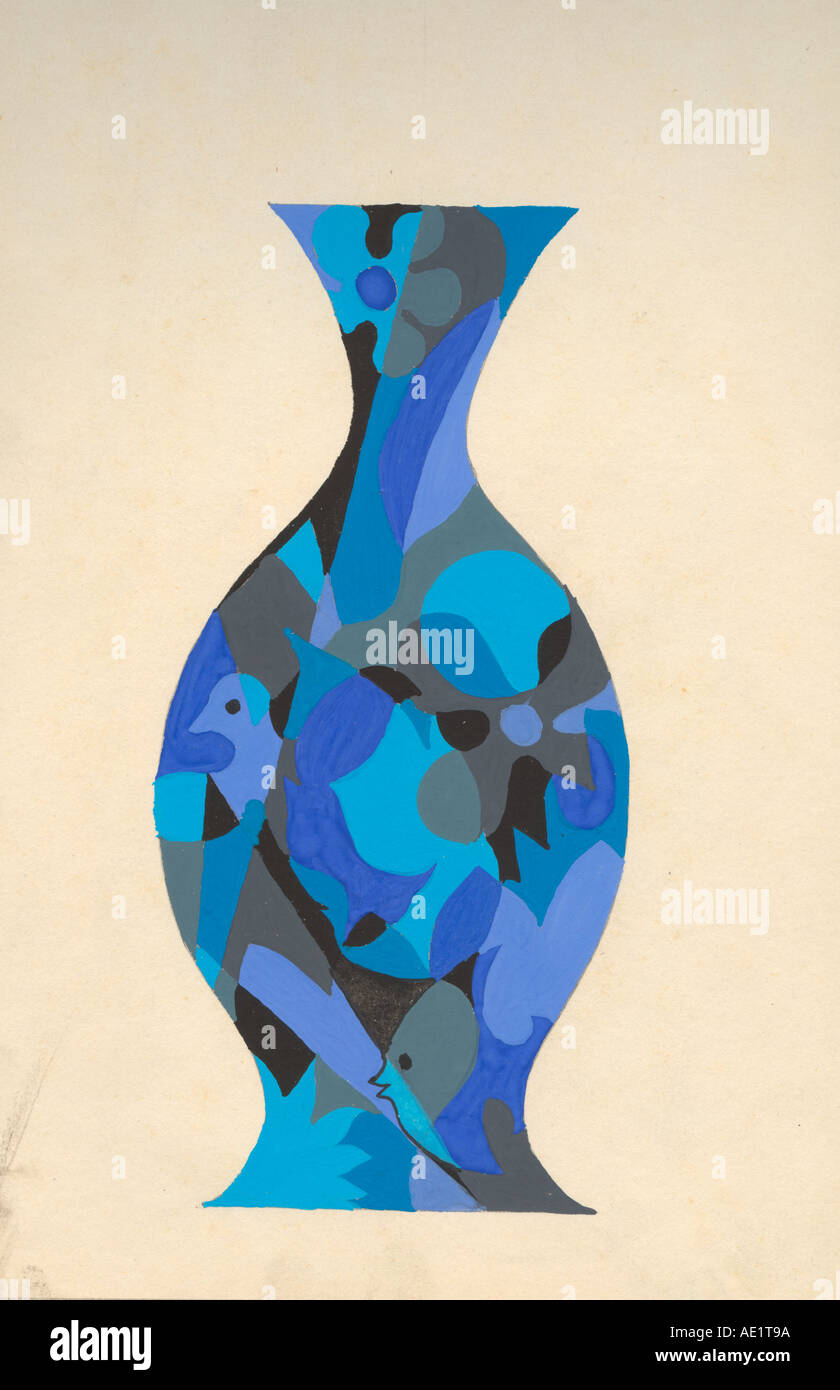 Ei71035 Peinture Dessin Illustration Couleur De Pot De