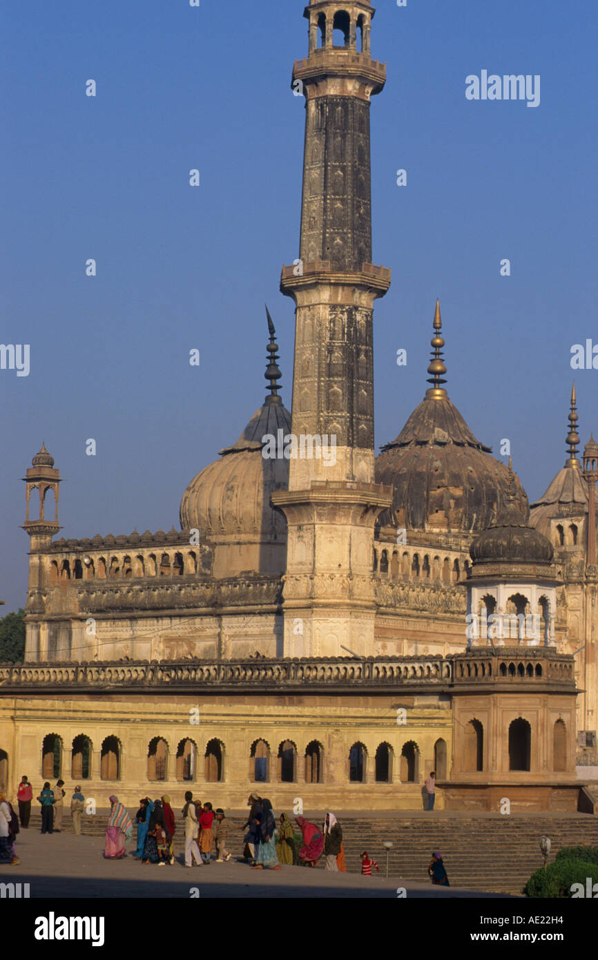 L'Uttar Pradesh Inde Lucknow Bara Imambara mosque Banque D'Images
