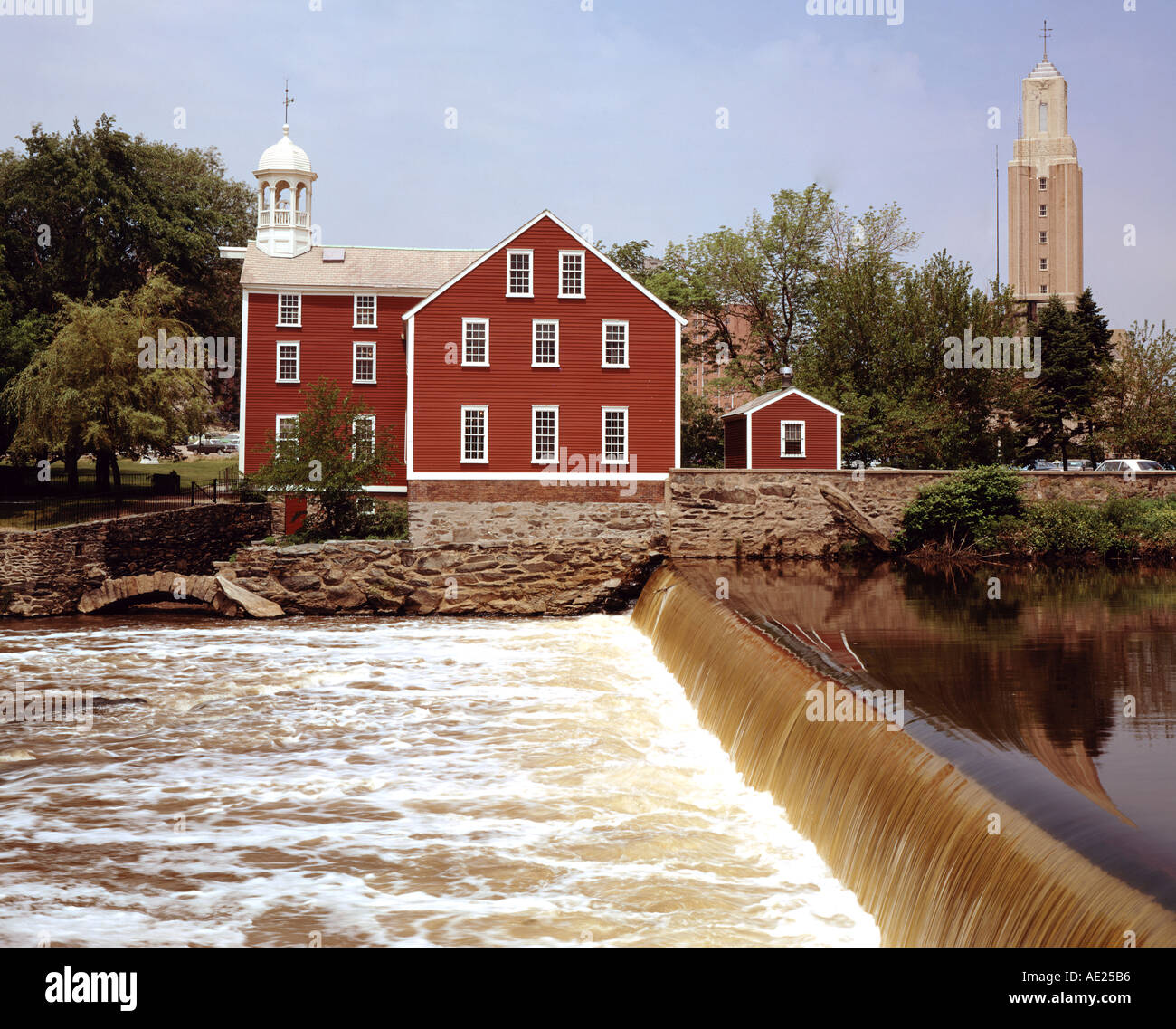 Ancien moulin dans Slater Pawtucket Rhode Island USA Banque D'Images