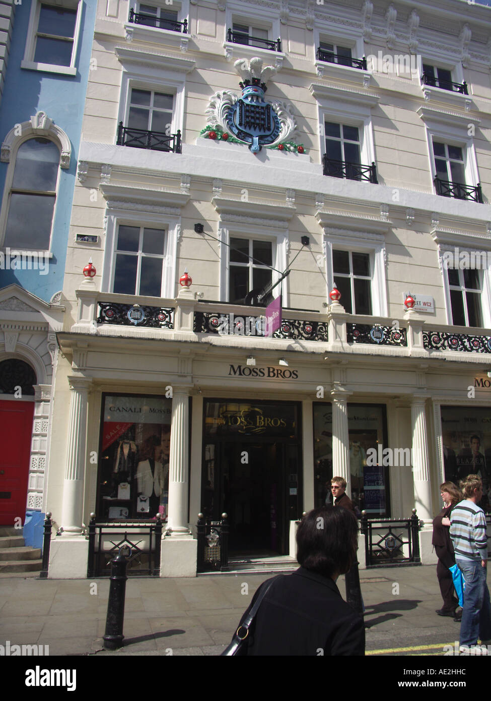 Moss Brothers shop King Street Central London England Banque D'Images