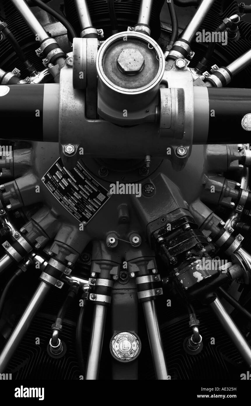 Lycoming aviation engine Banque de photographies et d’images à haute ...