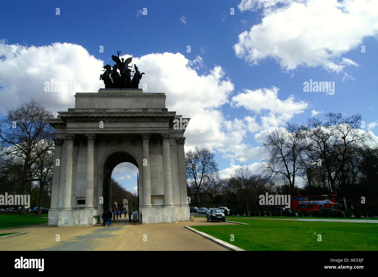 Constitution Arch, Hyde Park Corner, London Banque D'Images