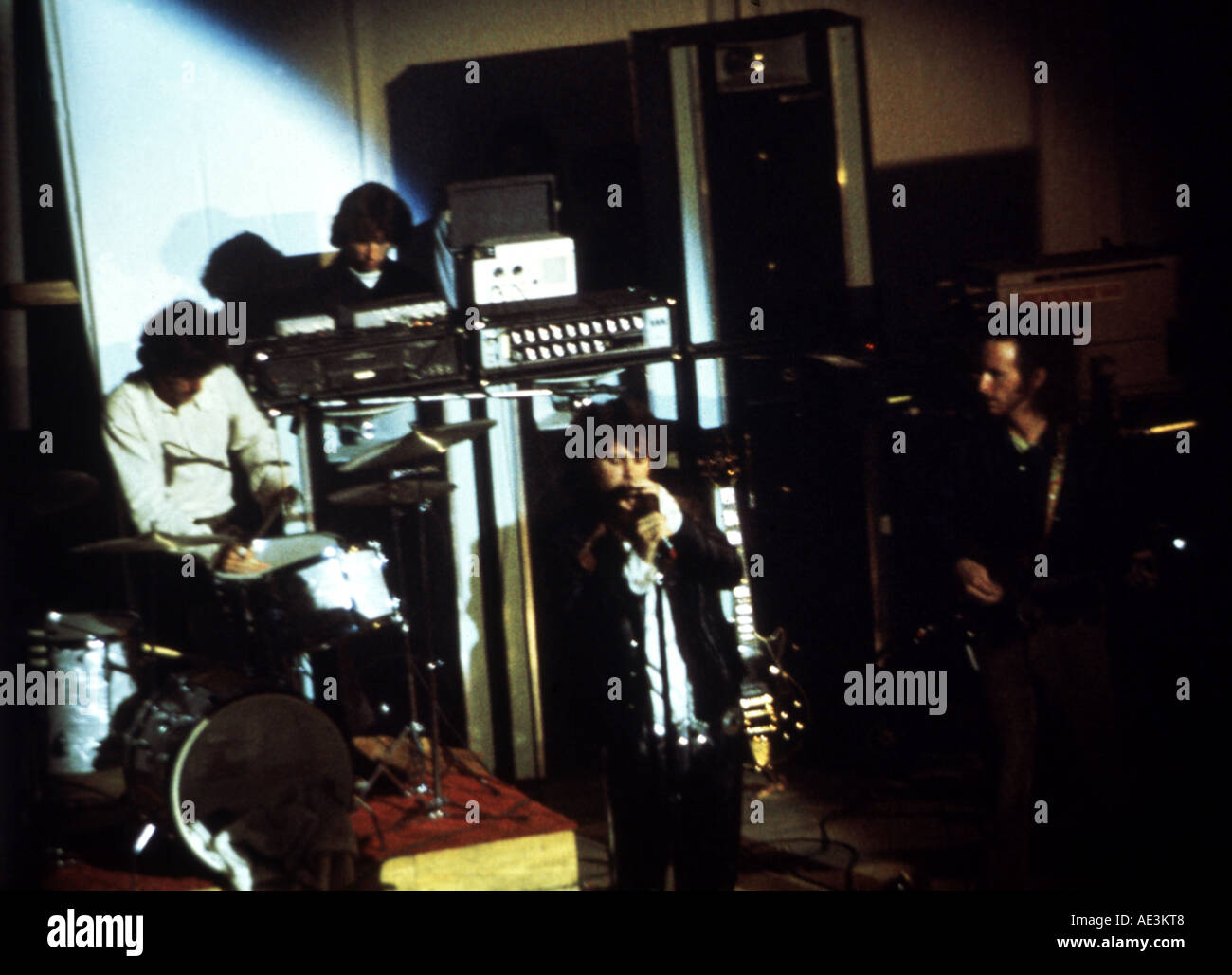 Nous portes groupe avec Jim Morrison center sur 1968 Banque D'Images