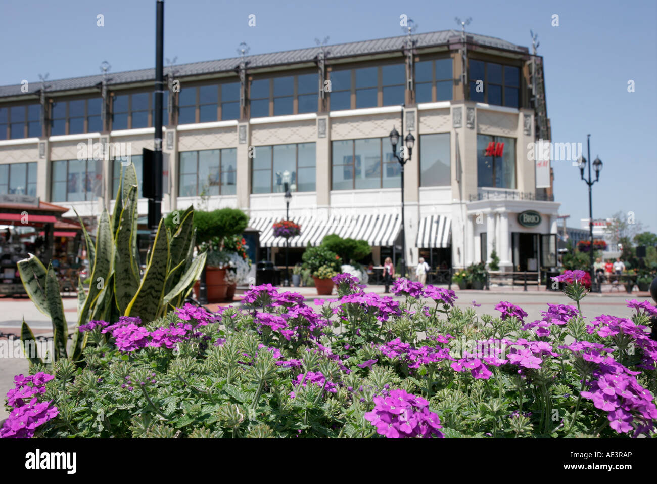 Ohio Westlake,Crocker Park,shopping shopper shoppers magasins marché marchés achats vente, magasin de détail magasins entreprises Gard Banque D'Images