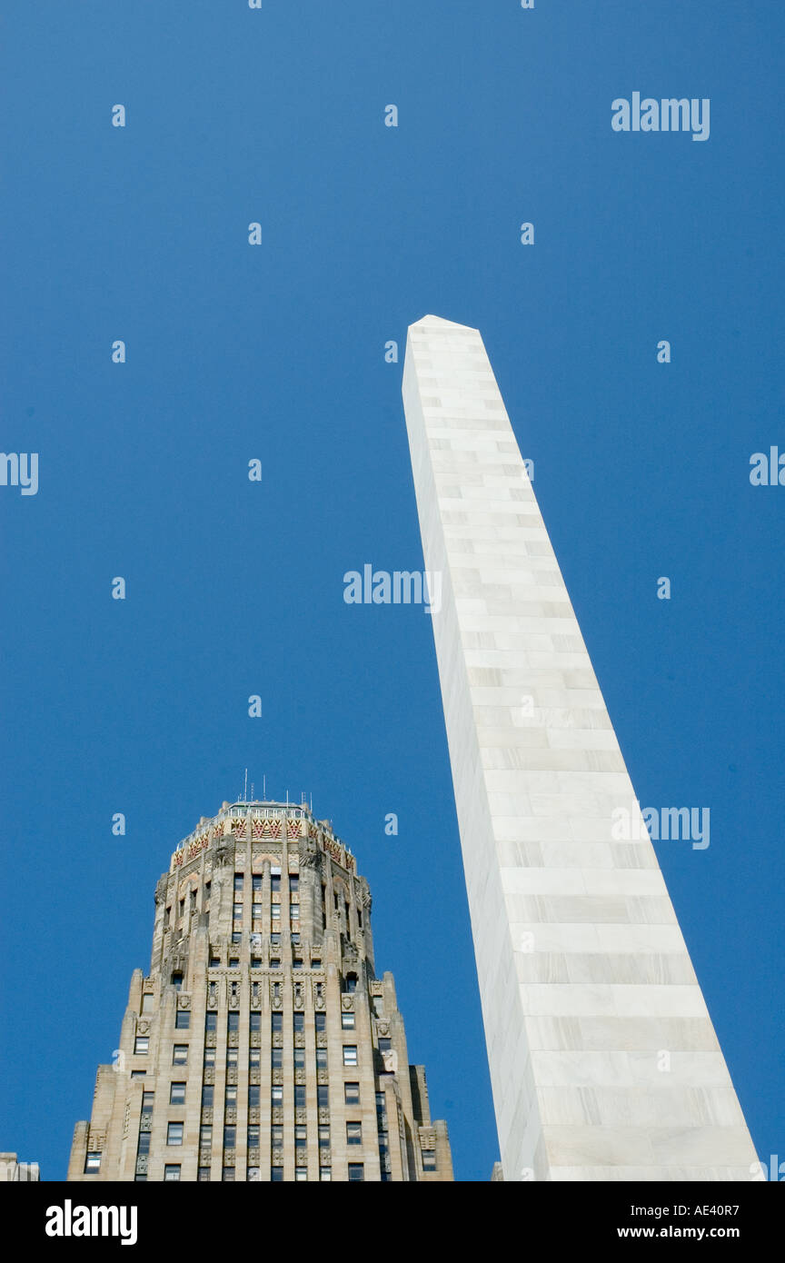 L'obélisque Monument McKinley à Buffalo, New York Banque D'Images