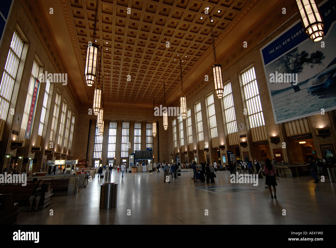 AMTRAK station hall à Philadelphie Pennsylvanie Philadelphie PA USA Banque D'Images