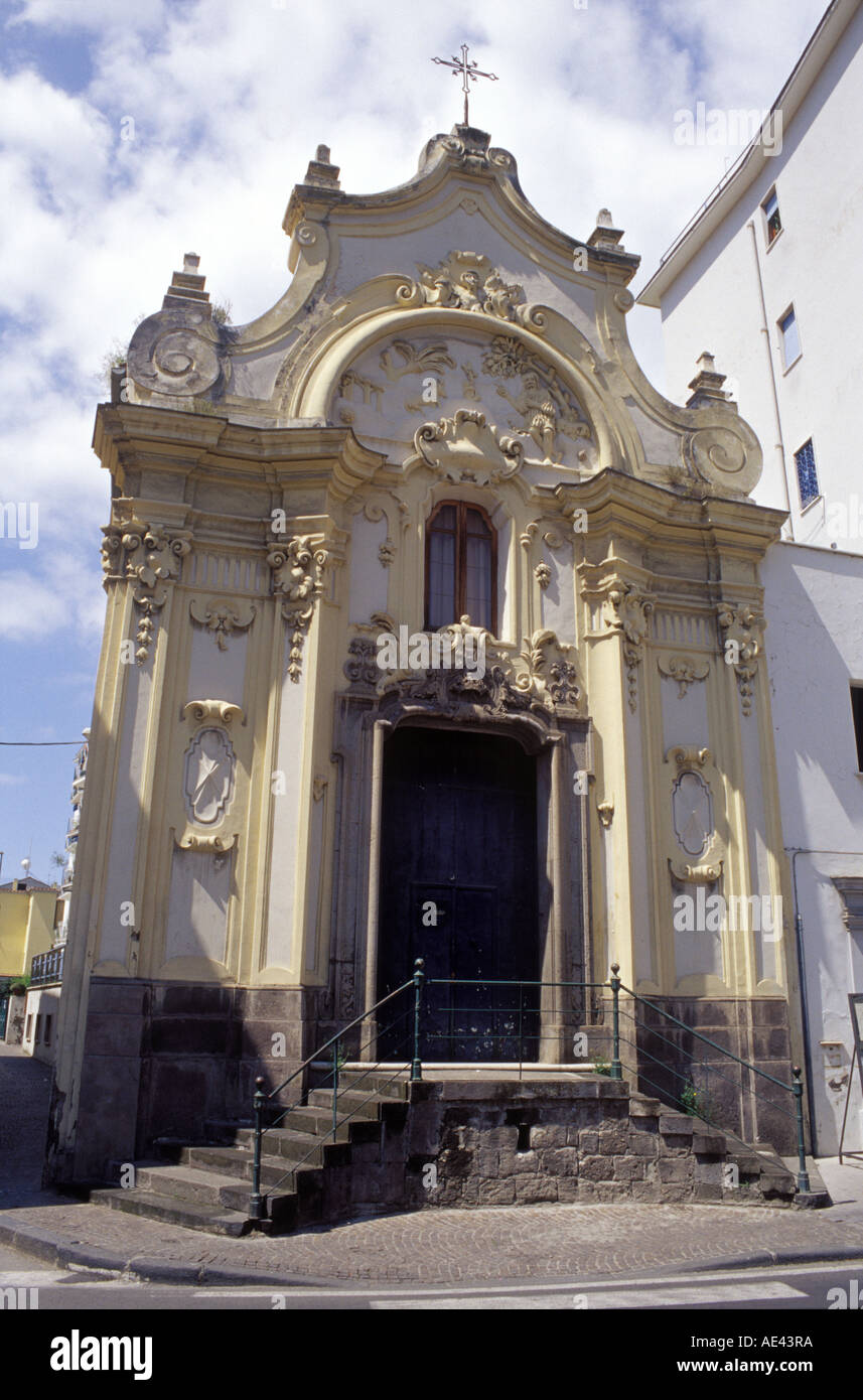 L'église catholique sur le Corso Italia à Sorrente Italie Banque D'Images