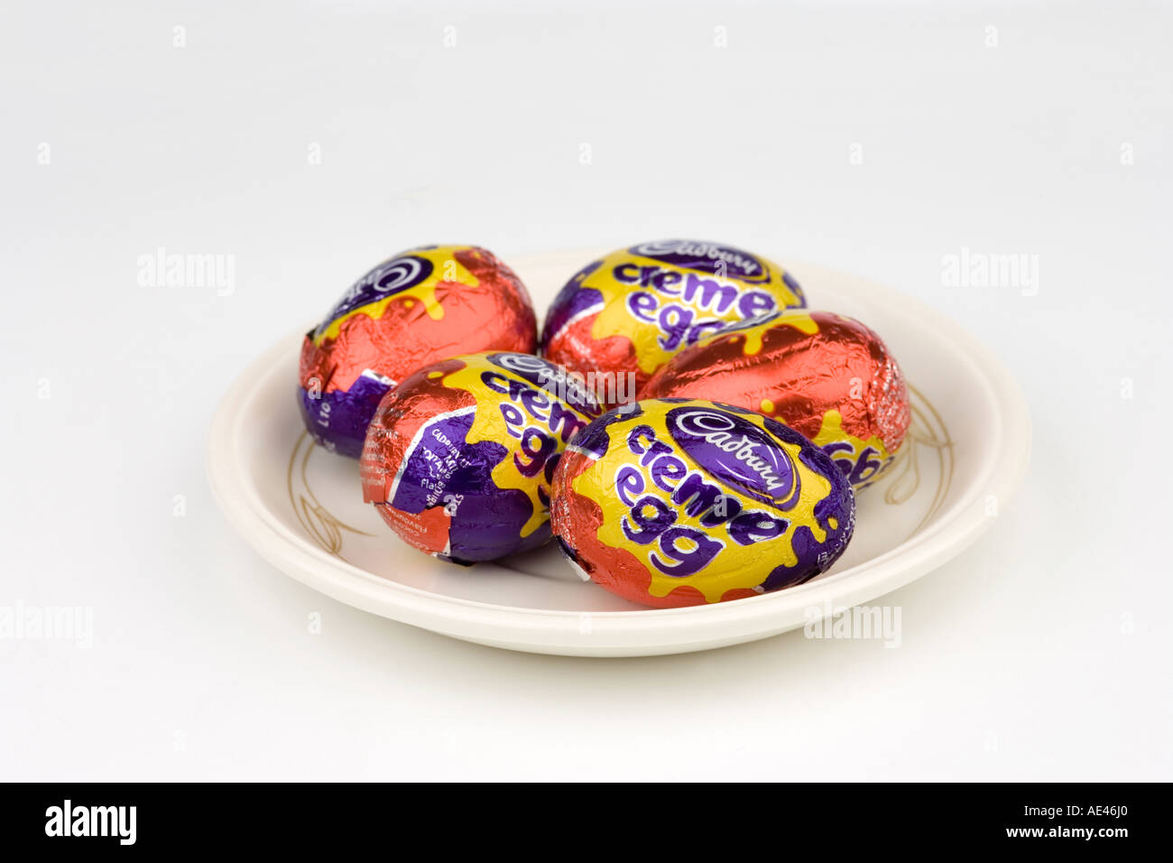 Cadburys Creme oeufs de pâques Banque D'Images