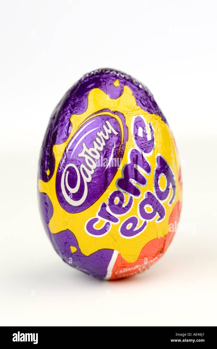 Cadburys Crème œuf de Pâques Banque D'Images