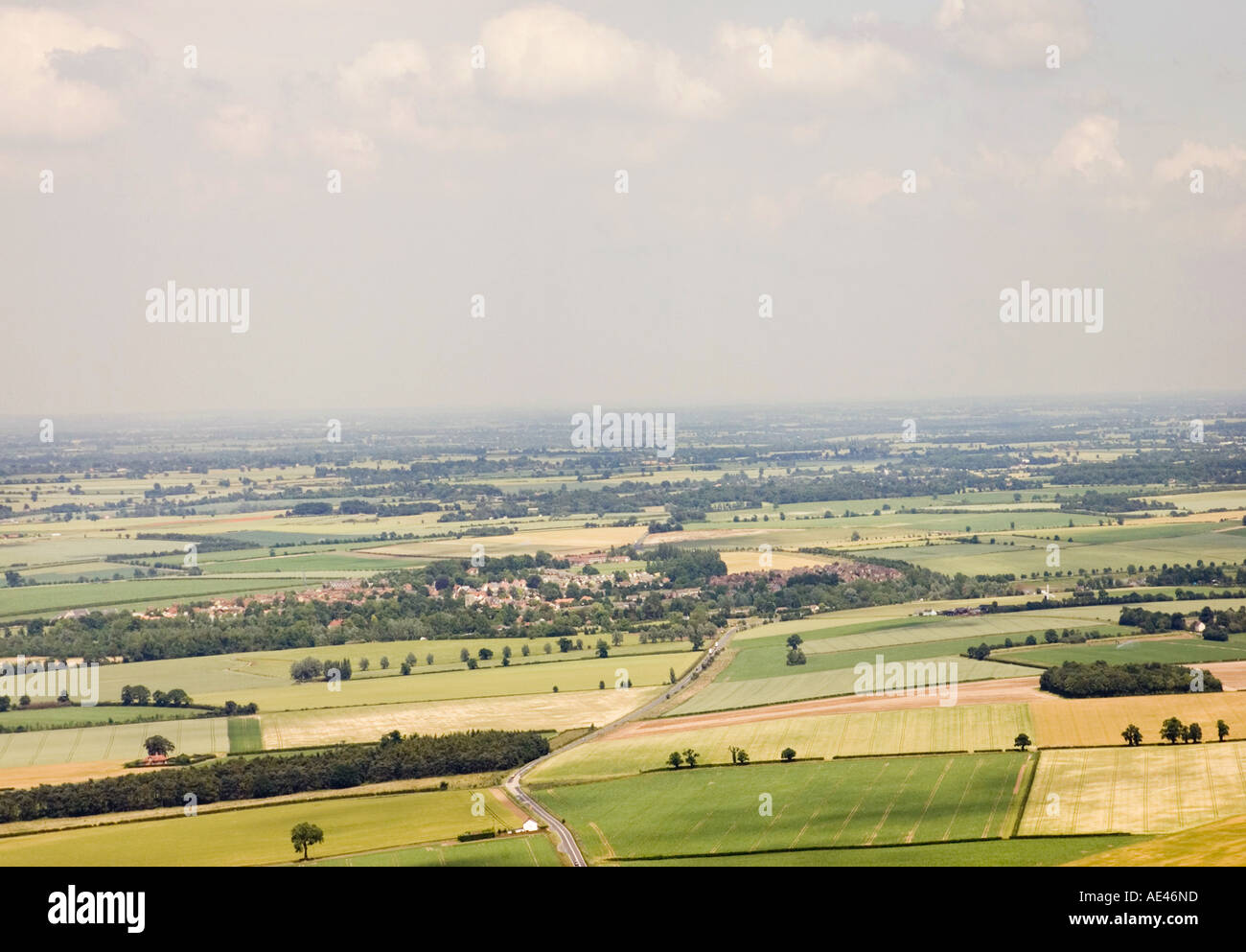 Ixworth village de Suffolk comme vu en juin 2006 Banque D'Images