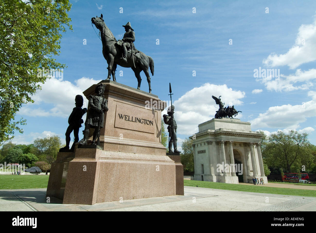 Statue du duc de Wellington, Hyde Park Corner, London, Angleterre, Royaume-Uni, Europe Banque D'Images